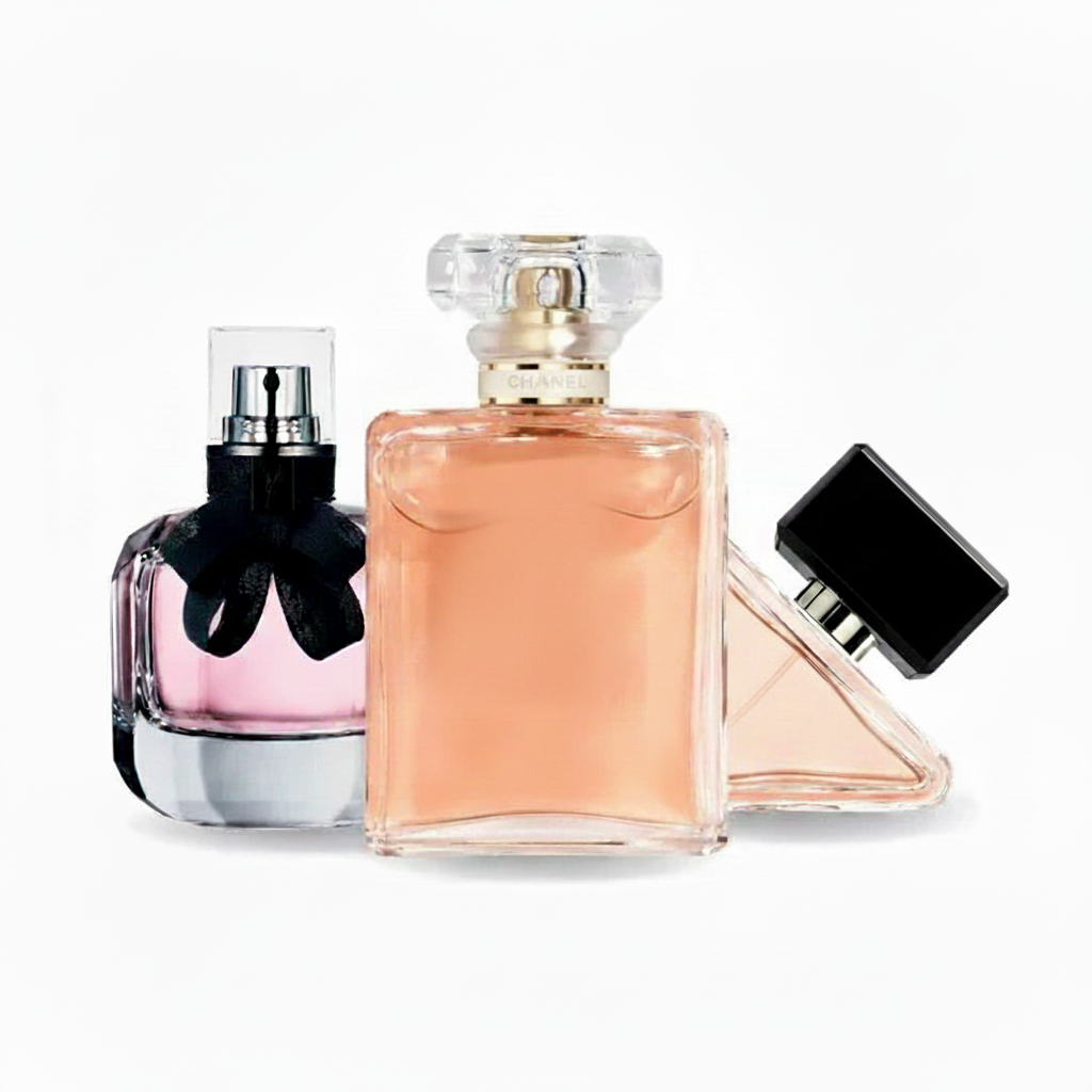 3er Parfüm-Kollektion: Blumig-orientalisches Damenparfüm, klassisches Eau de Parfum und fruchtiger Duft – 100 ml