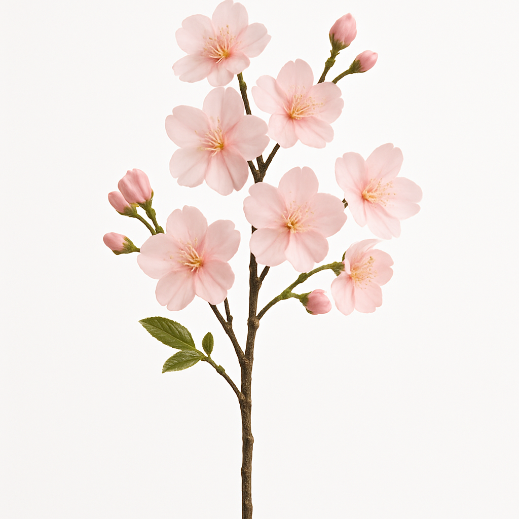 Kunstpflanzen-Set – 10 Stück | Kirschblüte Rosa