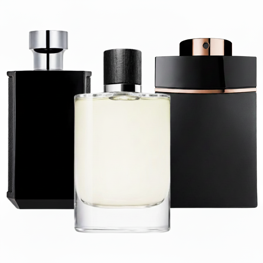 3er Parfüm-Kollektion: Orientalischer Herrenduft, Frischer Aquatischer Duft und Intensiver Eleganter Herrenduft (Eau de Parfum)