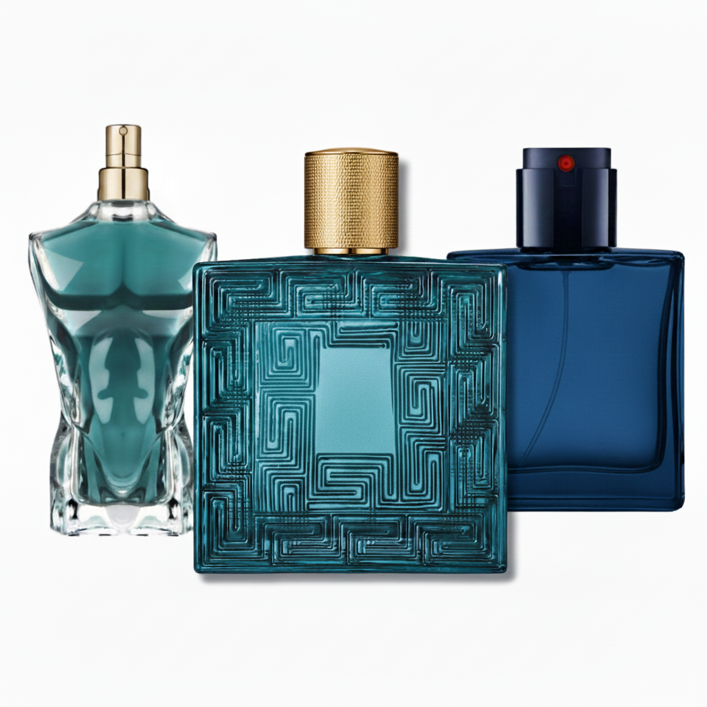 3er Parfüm-Kollektion: Herren Eau de Parfum Collection - Frische, Holzige und Aromatische Düfte